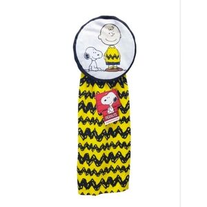 Peanuts Hanging Kitchen Towel Snoopy & Charlie Brown 20" X 13"  100% Cotton NWT